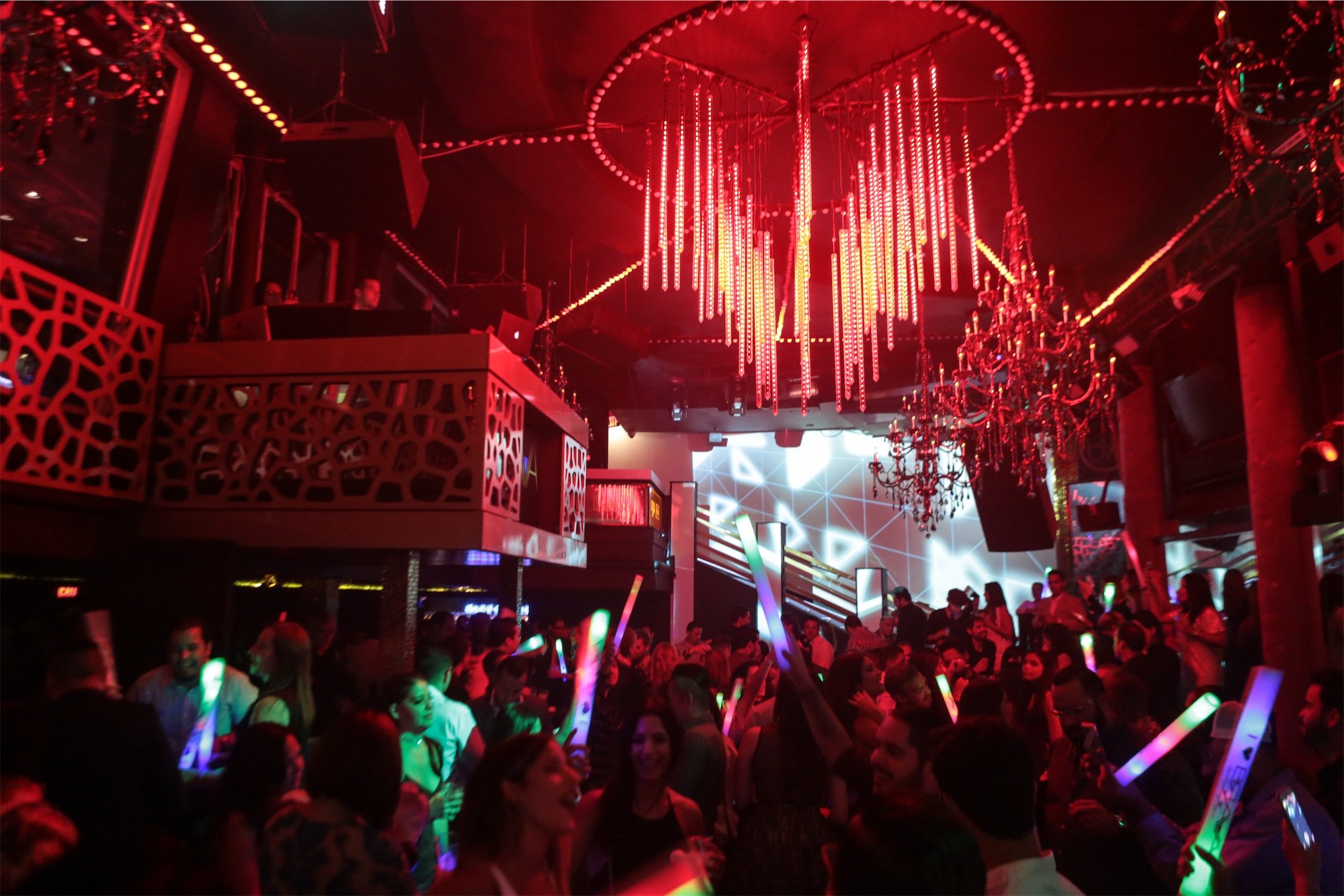 people dancing at a club