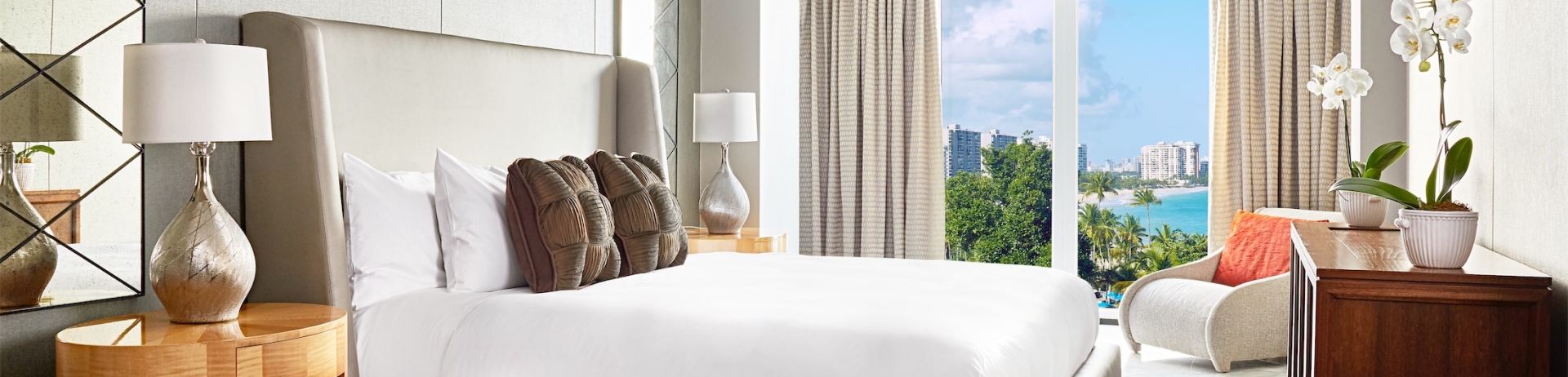 bedroom with king bed