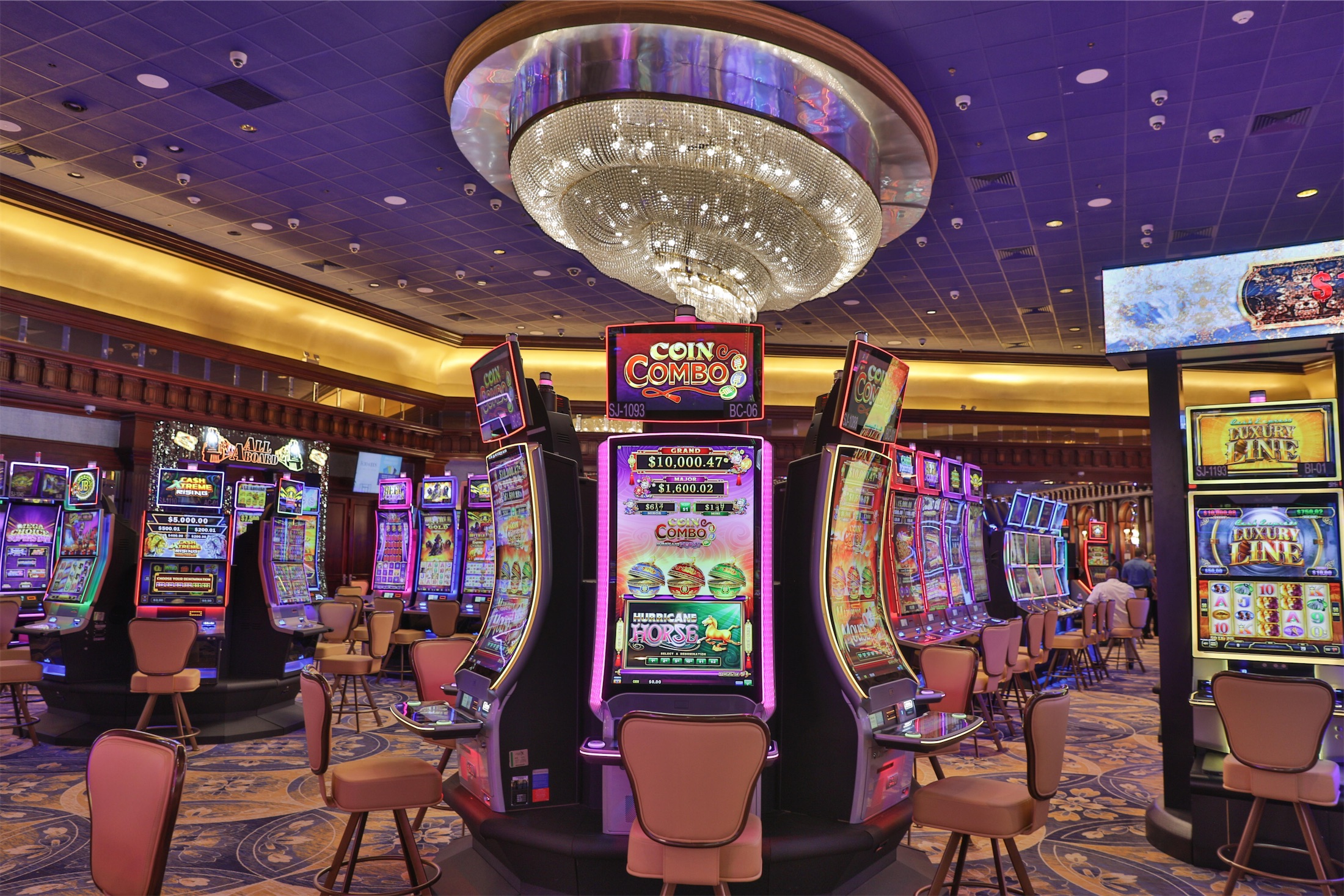 slot machines in a casino
